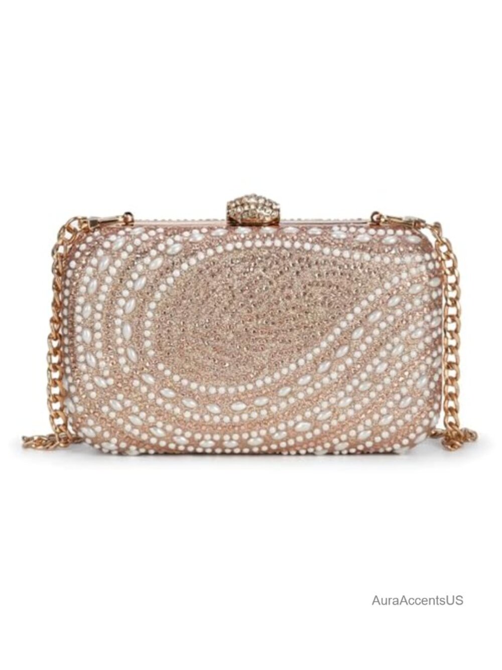 Rhinestone Tassel Clutch Evening Bag